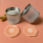 Six pairs of silicone invisible bra pads, anti-glare and anti-bump nipple stickers