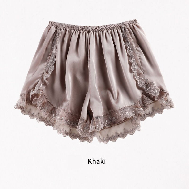 Shorts in pizzo antiriflesso
